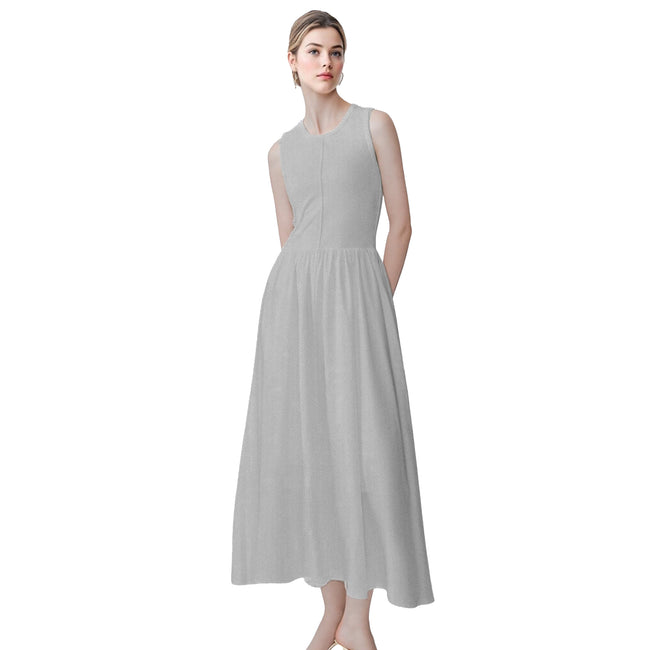 Light Knit Casual Summer Maxi Dress for Women