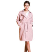 Women's Sueded Trench Coat with Waistband