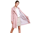 Women's Sueded Trench Coat with Waistband