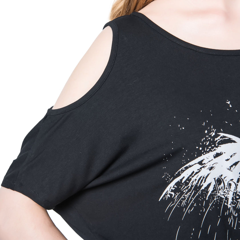 High-end Women's Off-shoulder T-shirt