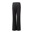 Women’s Black Suit Pants | High-Stretch Bootcut Dress Pants with Side Slit