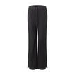Women’s Black Suit Pants | High-Stretch Bootcut Dress Pants with Side Slit