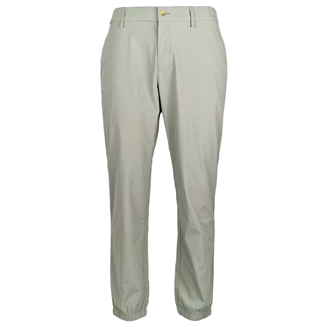 Men's Casual Work Pants with Elastic Waist
