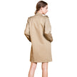 Modern Beige Women's Trench Coat