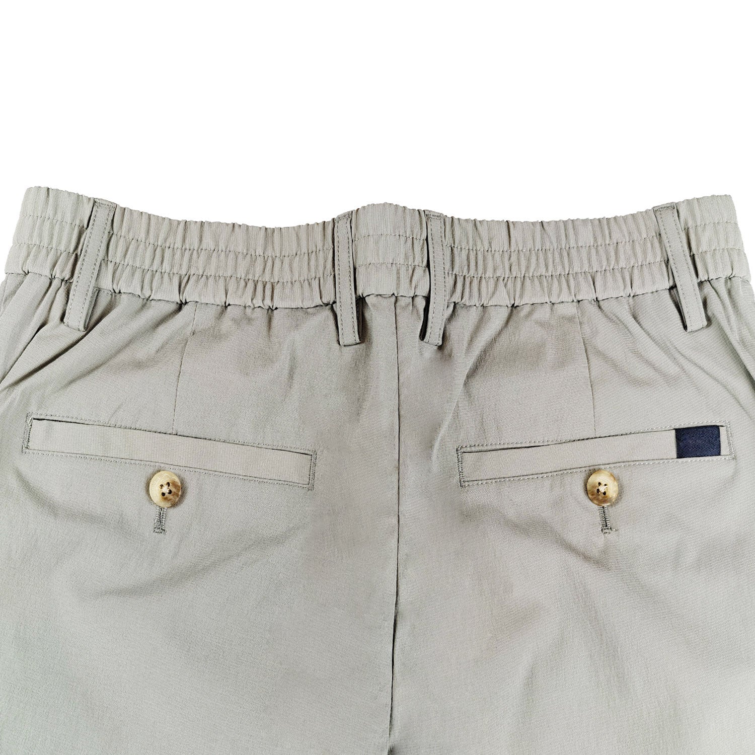 Men's Casual Work Pants with Elastic Waist