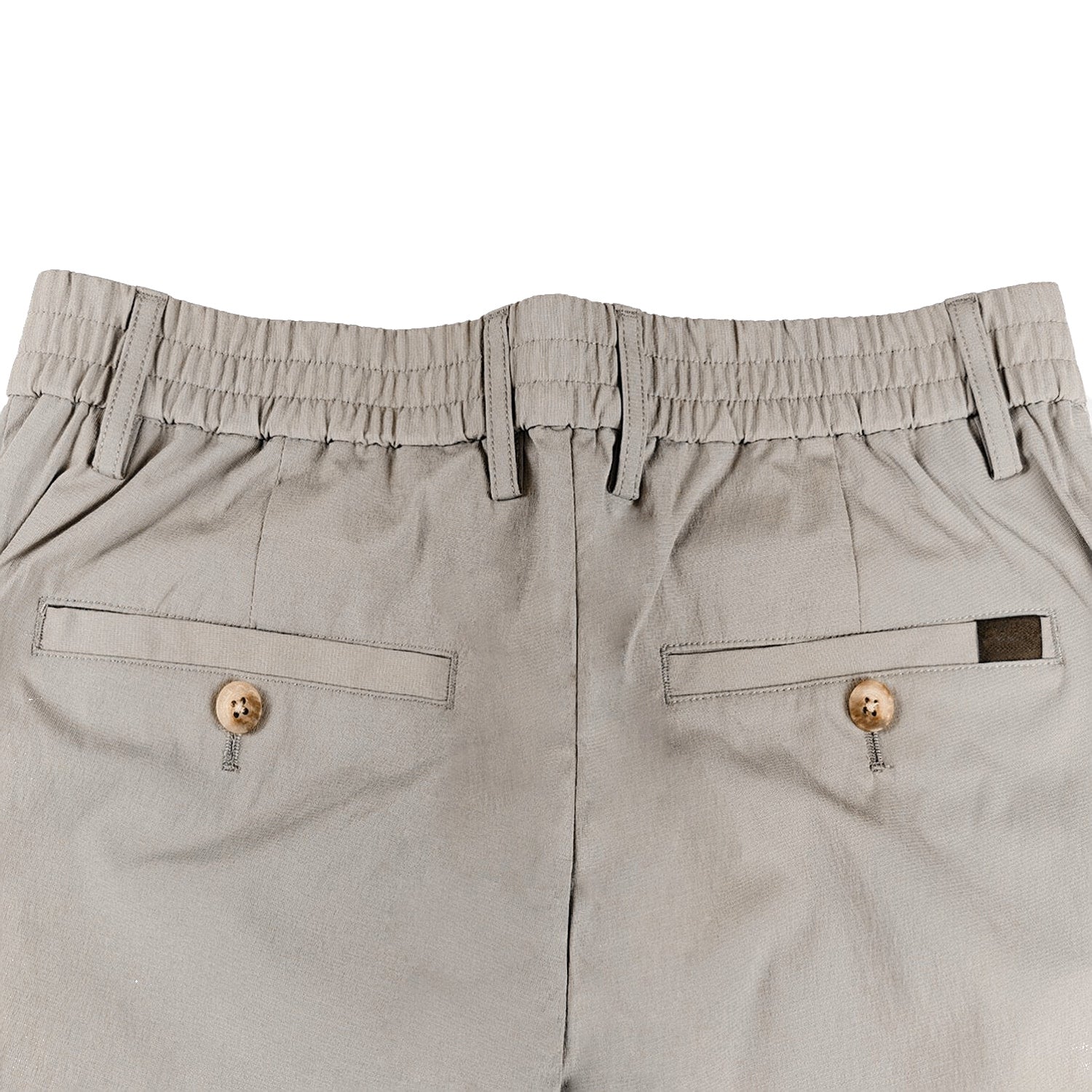 Men's Casual Work Pants with Elastic Waist