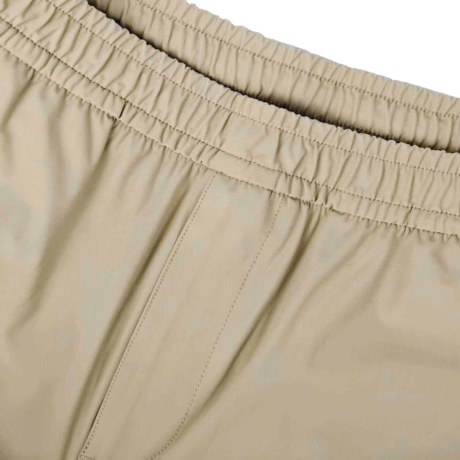 Men's Straight-Leg Elastic Waist  Casual Pants With Zip Security Pocket