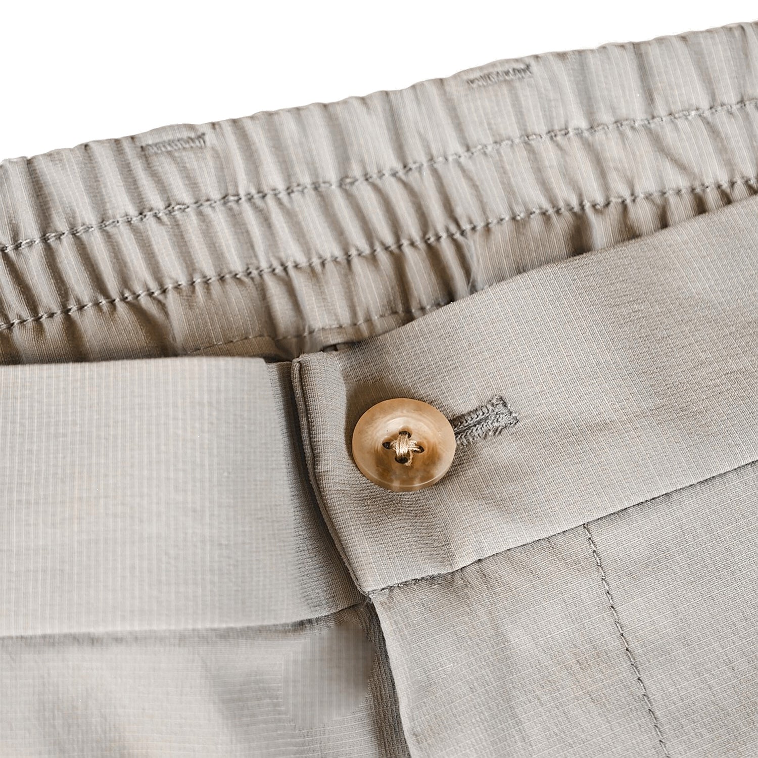 Men's Casual Work Pants with Elastic Waist