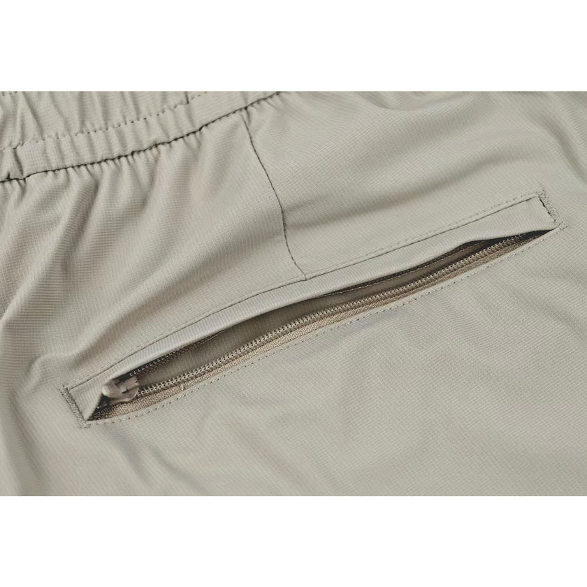 Men's Straight-Leg Elastic Waist  Casual Pants With Zip Security Pocket