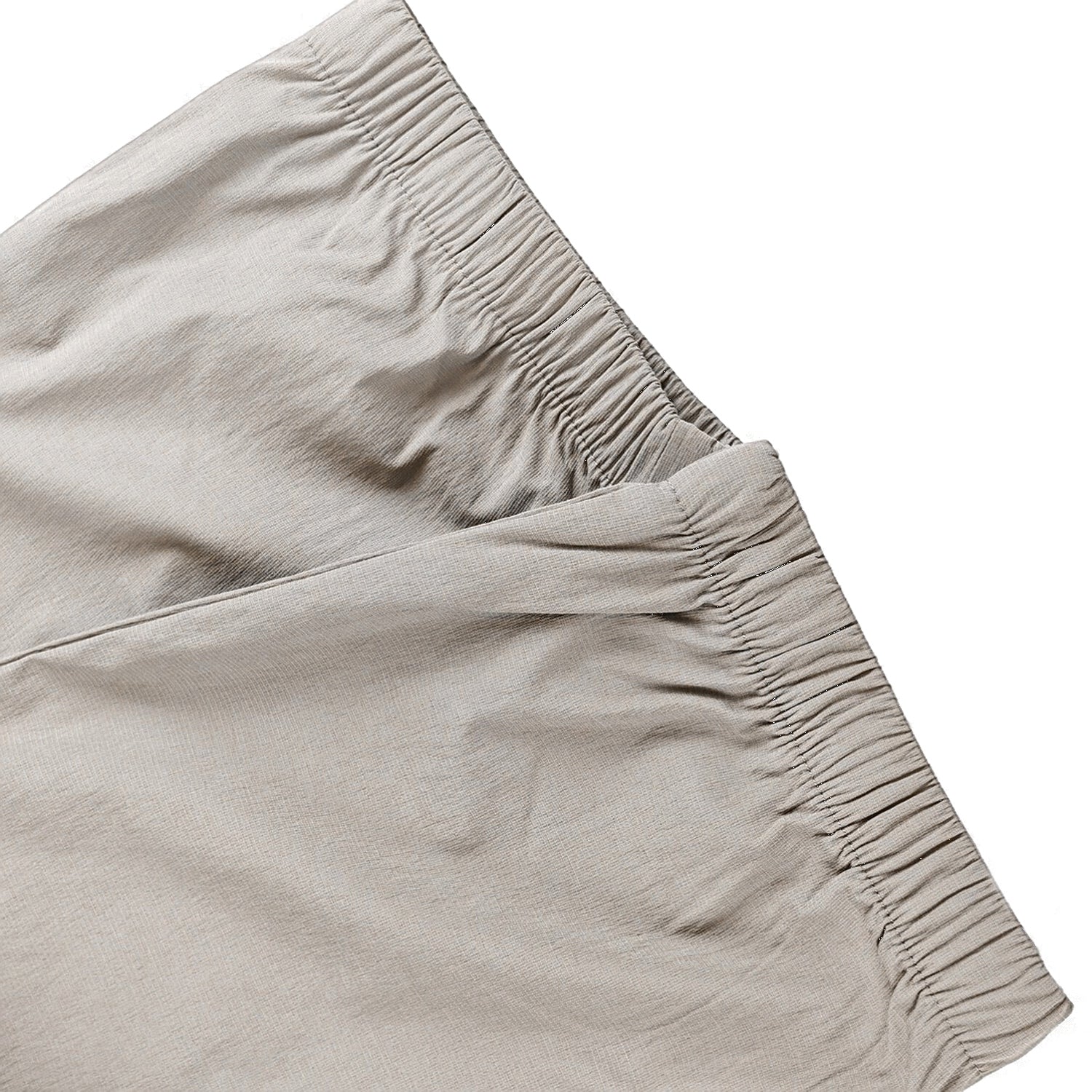 Men's Casual Work Pants with Elastic Waist