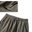 Men's Baggy Cargo Sweatpants | Elastic Waist Drawstring | Straight Leg Joggers with Pockets