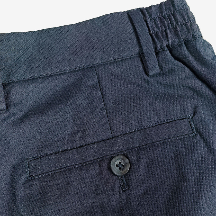 Men's Comfort Trousers with Dual Elastic Waist | Straight Leg Stretch Pants